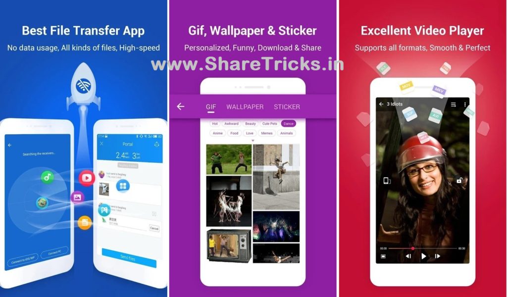 SHAREit 5.1.98 APK For Android (ADS Free MOD) Download 