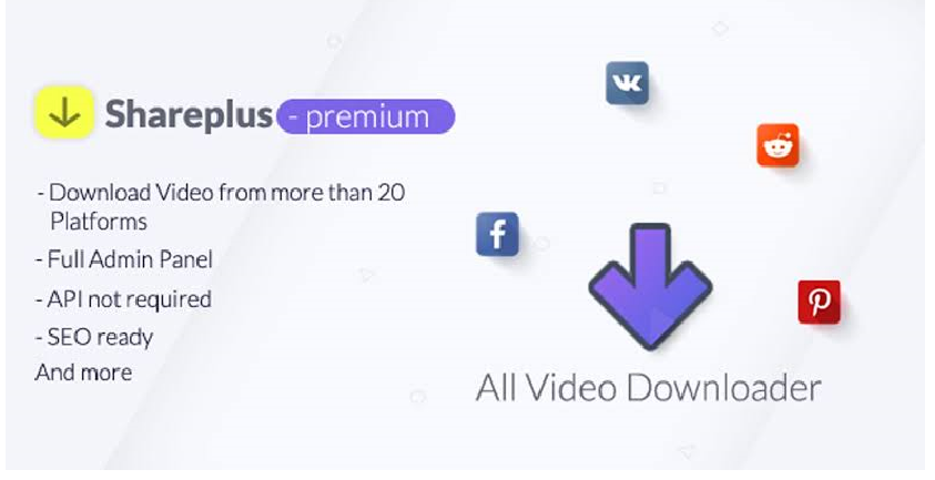 SharePlus v1.1.4.1 Script For Video Downloader Website [2020]