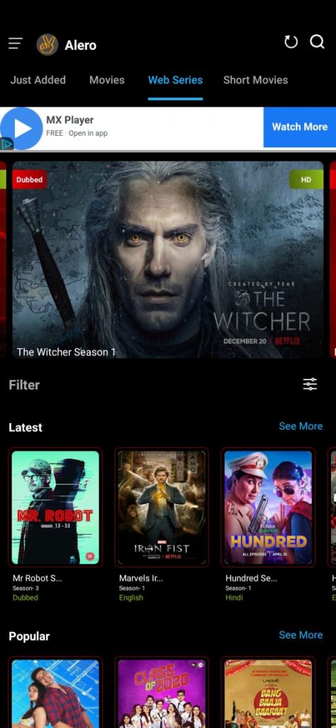 Alero v2.0 Apk Download for Android - Watch Movies, Netflix [2020]