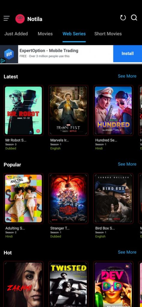 Notila Apk Download for Android - Watch Movies, Netflix | Notila Apk [2020]