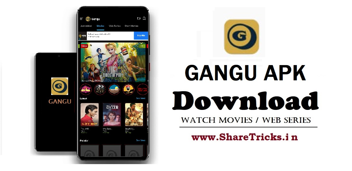 Gangu v2.0 Apk Download for Android - Watch Movies, Web Series [2020]