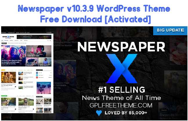 Newspaper v10.3.9 WordPress Theme Free Download [Activated]