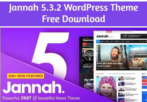 Jannah 5.3.2 WordPress Theme Free Download