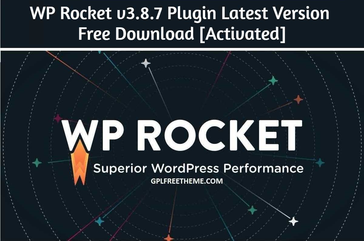 WP Rocket v3.8.7 - Plugin Latest Version Free Download [Activated]