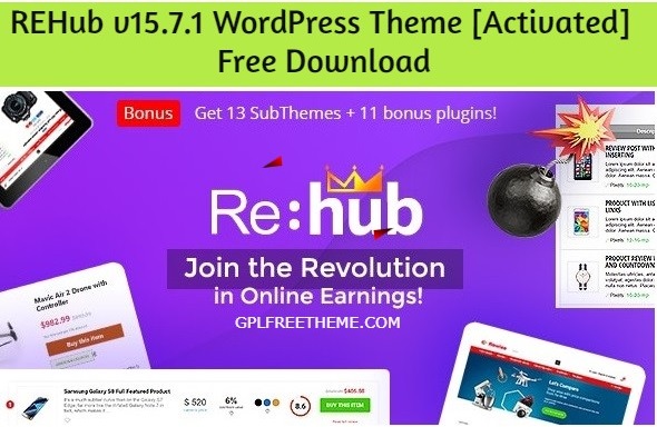 REHub 15.7.1 - WordPress Theme Free Download [Activated]