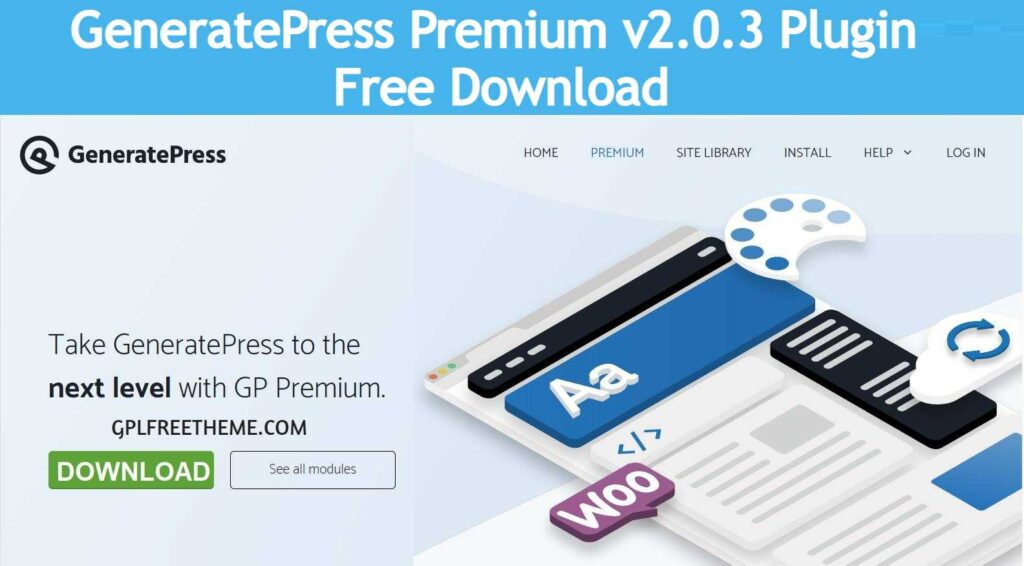 GeneratePress Premium v2.0.3 Plugin Free Download [Activated]