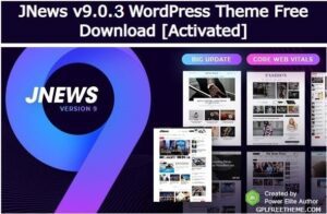 JNews v9.0.3 WordPress Theme Free Download [Activated]