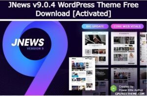 JNews 9.0.4 WordPress Theme Free Download [Activated]