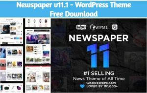 Newspaper v11.1 - WordPress Theme Free Download [Activated]